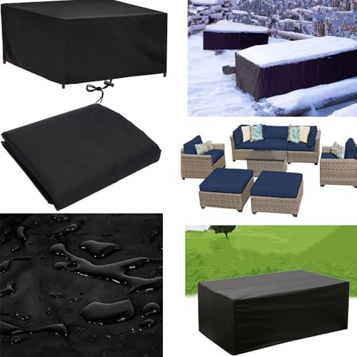 Housses Salon de Jardin RNCPTO 140x70 Couverture Table Exterieur Impermeable Anti-UV