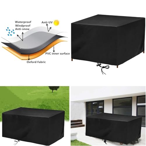 Housses Salon de Jardin RNCPTO 140x70 Couverture Table Exterieur Impermeable Anti-UV